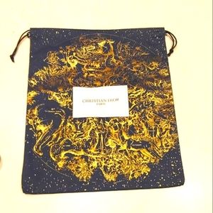 Dior Couture Gift Bag w/ beautiful foil print. Double-sided (thick cotton)..